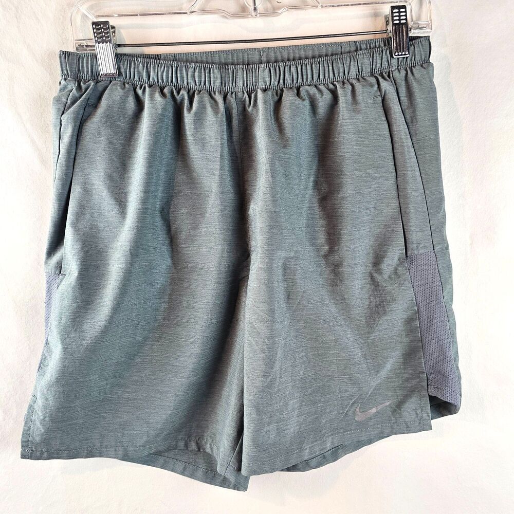 Nike Challenger Shorts Mens Small Gray Athletic Running Lined Dri-Fit Workout
